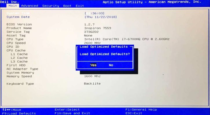 Sửa Lỗi Time-of-day not set - please run SETUP program 4 Khôi Phục Cài Đặt Gốc Của BIOS