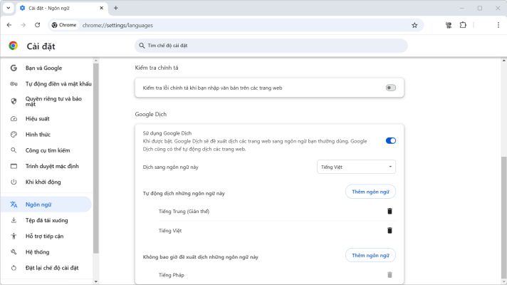 Hướng Dẫn Sử Dụng Tính Năng Dịch Tự Động Trên Chrome
