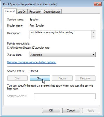 Hướng Dẫn Sửa Lỗi Error 0x00000006 Khi Cài Đặt Máy In 3 Khởi Động Lại Dịch Vụ Print Spooler