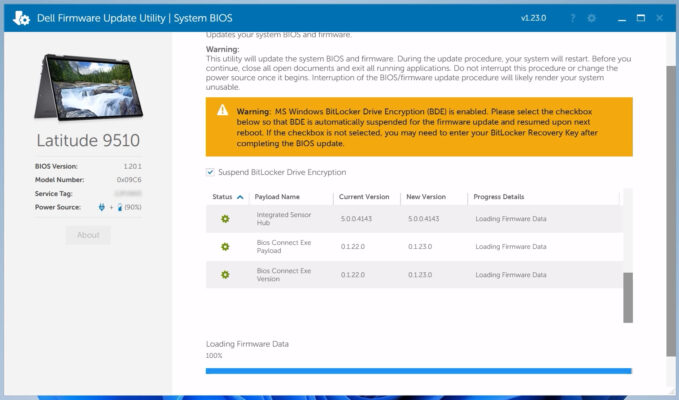 Khắc Phục Lỗi The AC Power Adapter Wattage And Type Cannot Be Determined 5 Cập Nhật BIOS