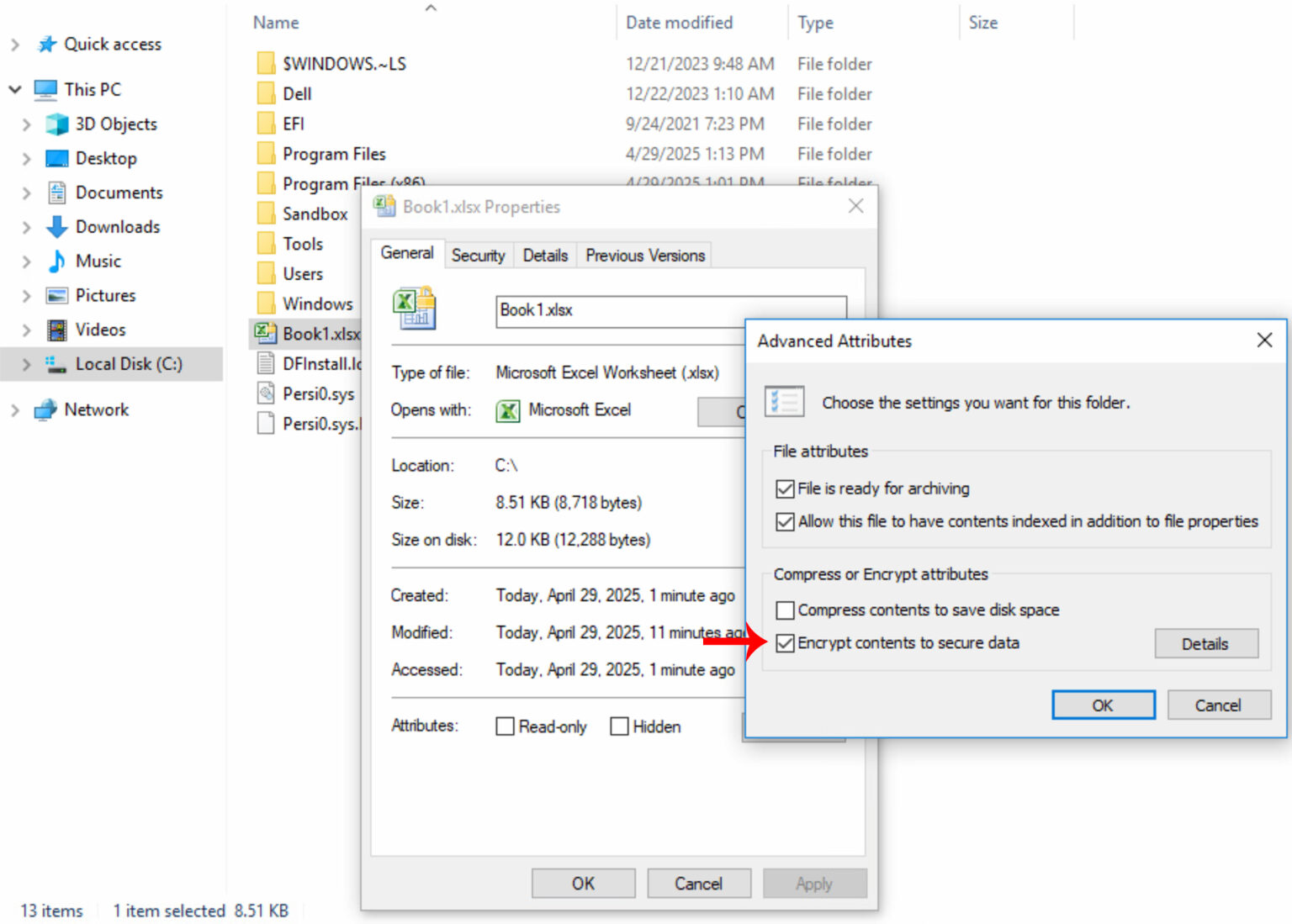 Sửa Lỗi Excel Cannot Access The Document May Be ReadOnly Or Encrypted