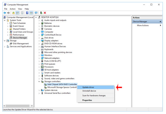 Sửa Lỗi Màn Hình Xanh Stop Code SYSTEM LICENSE VIOLATION 4 Cập Nhật Driver Thiết Bị
