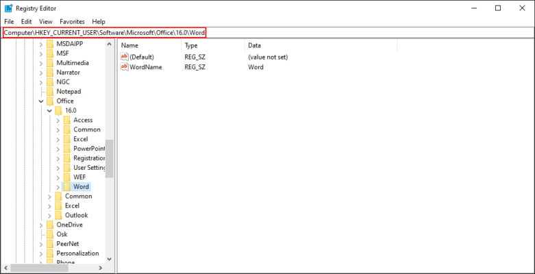 Hướng Dẫn Sửa Lỗi Word Has Encountered A Problem 7 Đặt Lại Cài Đặt Word