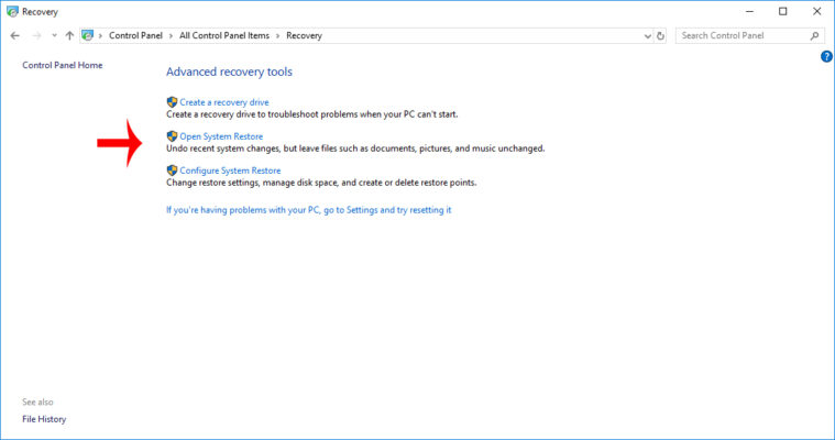 Sửa Lỗi Màn Hình Xanh CRITICAL PROCESS DIED Trên Windows 7 Sử Dụng System Restore