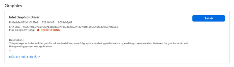Danh Sách Driver Bắt Buột Phải Cài Khi Vừa Cài Windows 6 Driver Card Đồ Họa