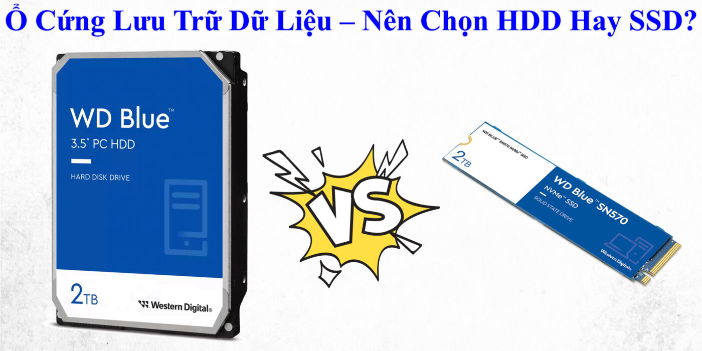 Ổ Cứng Lưu Trữ Dữ Liệu – Nên Chọn HDD Hay SSD?
