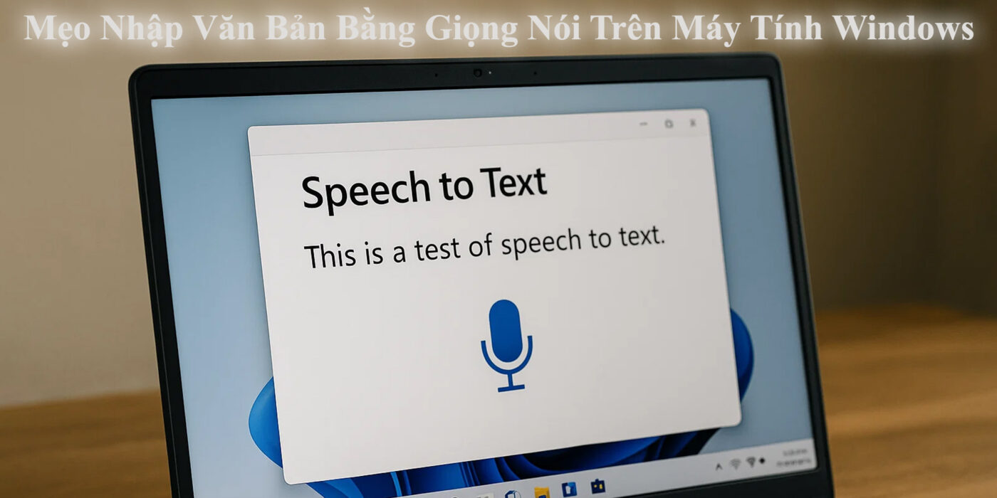 Mẹo Nhập Văn Bản Bằng Giọng Nói Trên Máy Tính Windows