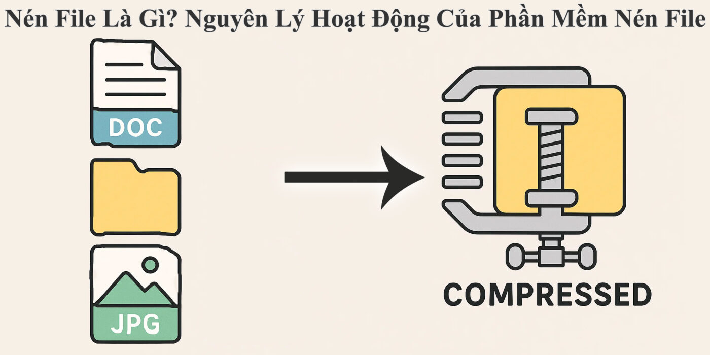 Nén File Là Gì? Nguyên Lý Hoạt Động Của Phần Mềm Nén File