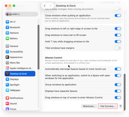 Sử Dụng Hot Corners Trên MacOS - Tăng Tốc Độ Làm Việc Hiệu Quả 2 Cách Bật Và Tùy Chỉnh Hot Corners Trên MacOS