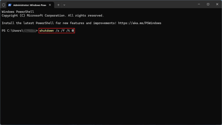 Hướng Dẫn Tắt Hoàn Toàn Máy Tính Windows 4 Dùng Command Prompt Hoặc PowerShell