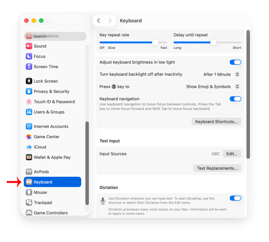 Cách Tạo Phím Tắt Tùy Chỉnh Trên MacBook 2 Truy Cập Vào System Settings