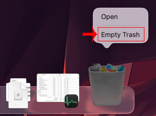 Tối Ưu Dung Lượng Ổ Cứng Mac Bằng Cách Dọn Dẹp File Rác 4 Dọn Dẹp Thùng Rác