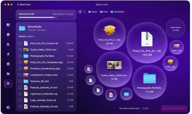 Tối Ưu Dung Lượng Ổ Cứng Mac Bằng Cách Dọn Dẹp File Rác 6 Dùng Ứng Dụng Hỗ Trợ Dọn Dẹp File Rác