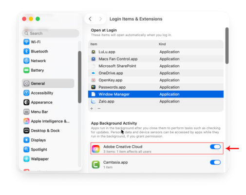 Tắt Ứng Dụng Chạy Nền 