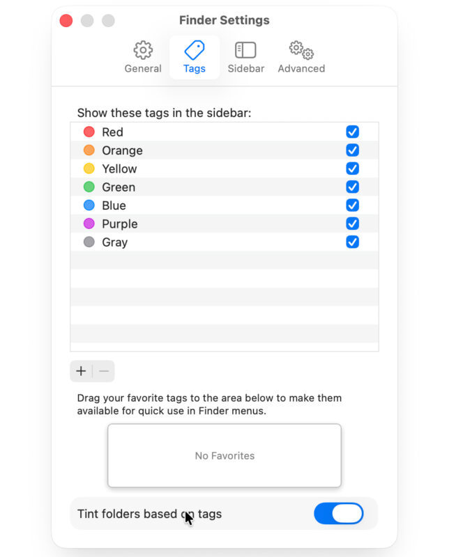 Truy Cập Cài Đặt Tag