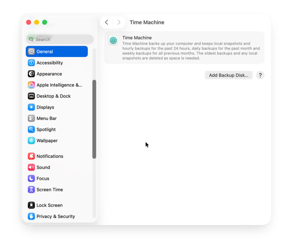 Tạo Bản Sao Lưu Hệ Thống Mới