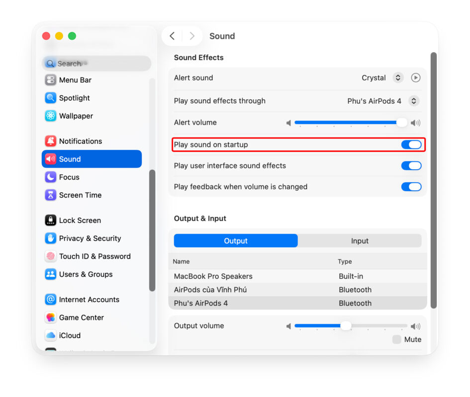 Cách Bật Hoặc Tắt Âm Thanh Khởi Động Trên Mac