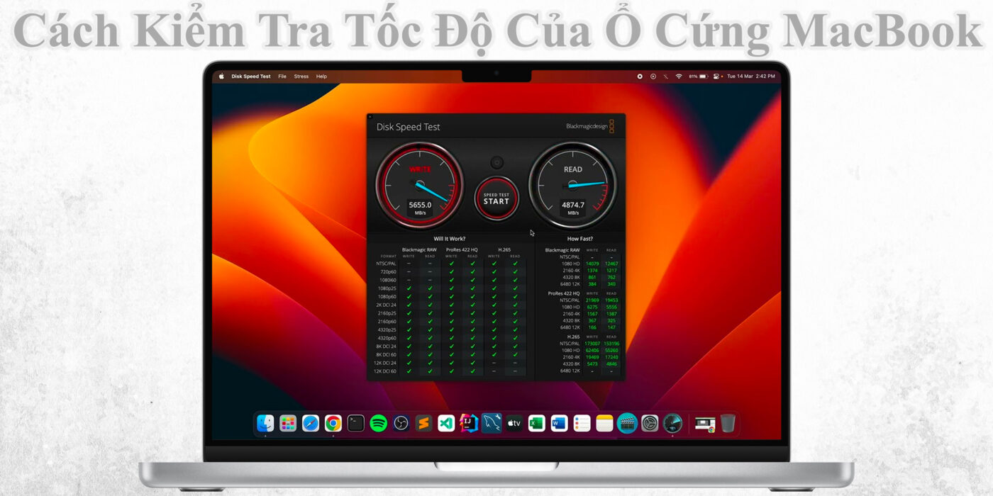 Cách Kiểm Tra Tốc Độ Của Ổ Cứng MacBook 1 Cách Kiểm Tra Tốc Độ Của Ổ Cứng MacBook