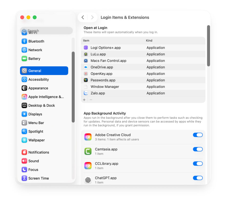 Cách Kiểm Tra Ứng Dụng Khởi Động Trên macOS