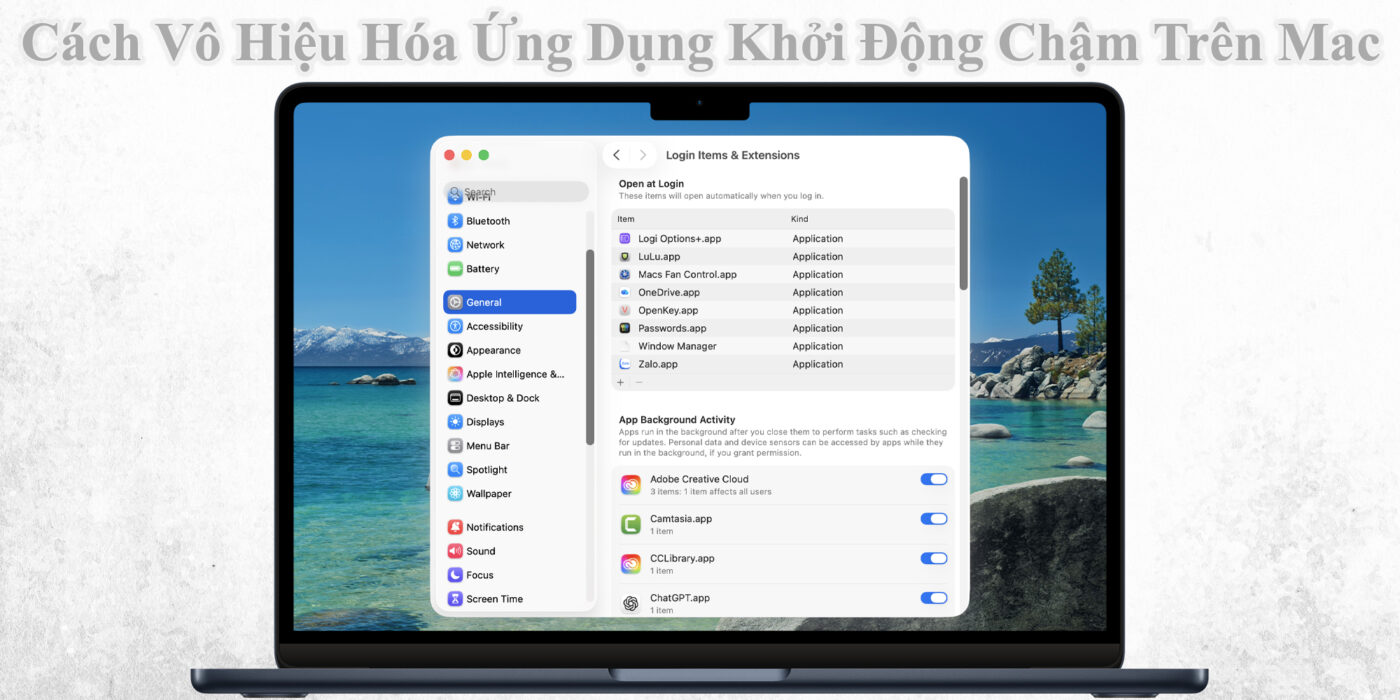 Cách Vô Hiệu Hóa Ứng Dụng Khởi Động Chậm Trên Mac