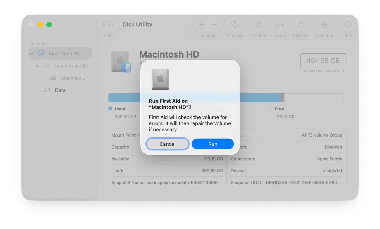 Cách Kiểm Tra Tốc Độ Của Ổ Cứng MacBook 4 Kiểm Tra Tình Trạng Ổ Cứng Bằng Disk Utility