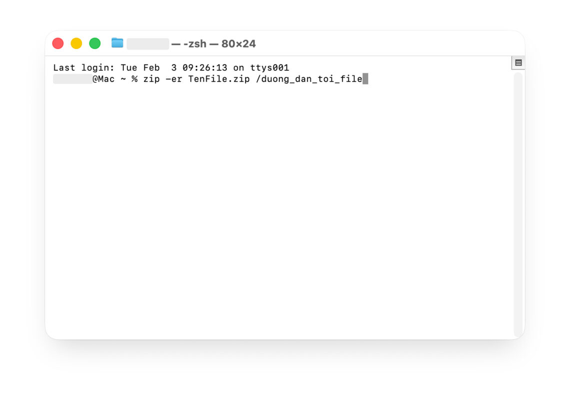 Nén File Có Mật Khẩu Bảo Vệ Bằng Terminal