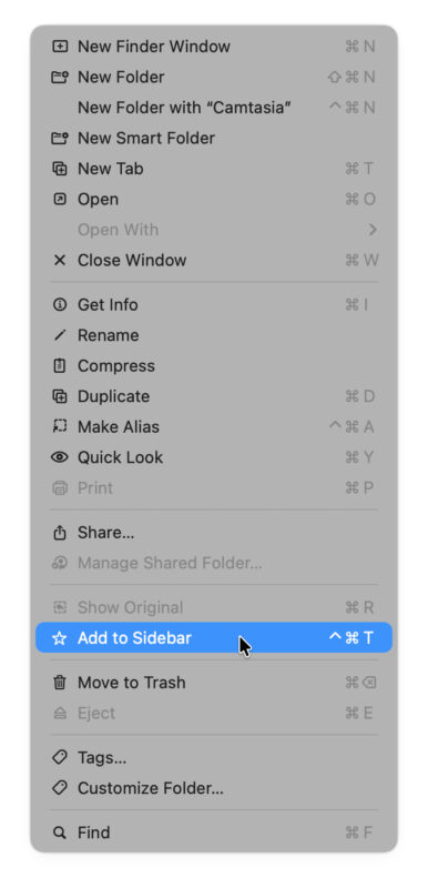Sử Dụng Menu Finder
