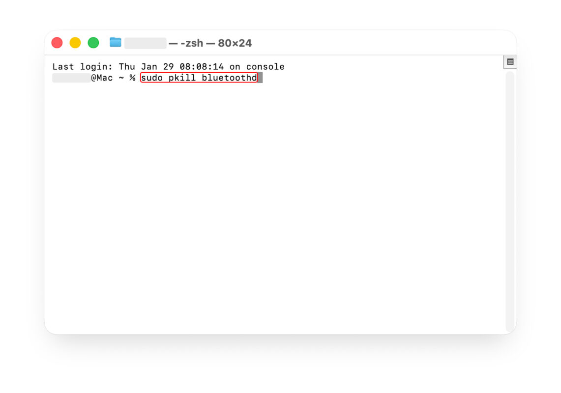 Làm Sao Để Sửa Lỗi Bluetooth Không Hoạt Động Trên Mac? 2 Sử Dụng Terminal Để Khởi Động Lại Dịch Vụ Bluetooth