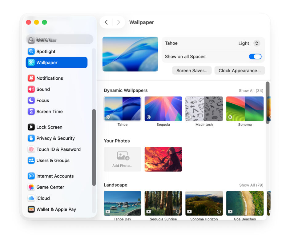 Hướng Dẫn Cách Đổi Hình Nền MacBook Tự Động 2 Cách Đổi Hình Nền MacBook Tự Động Qua System Settings