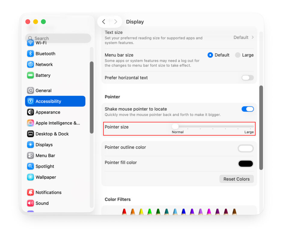 Hướng Dẫn Cách Thay Đổi Con Trỏ Chuột Trên macOS 2 Cách Thay Đổi Kích Thước Con Trỏ Chuột