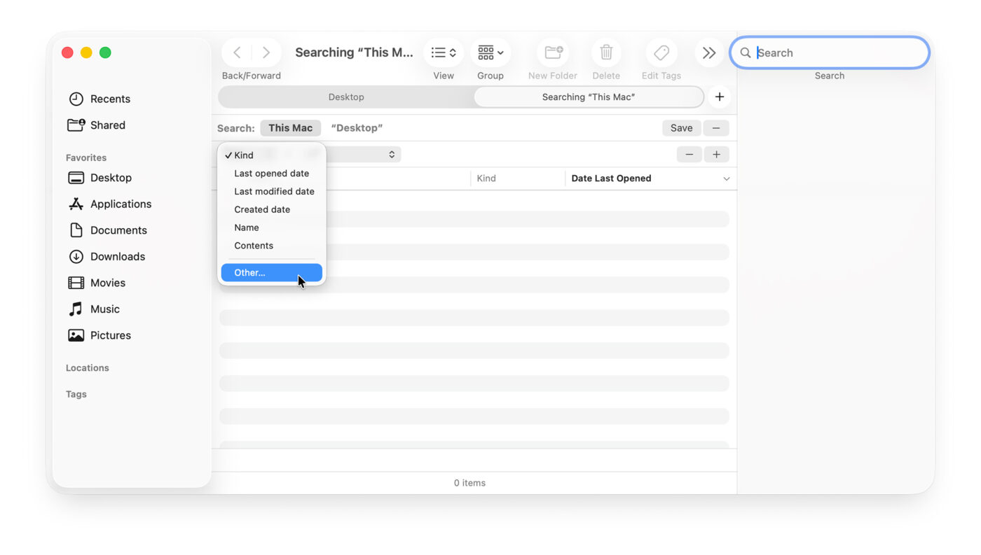 Dùng Finder Kết Hợp Với Tìm Kiếm Spotlight