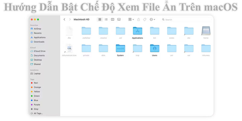 Hướng Dẫn Bật Chế Độ Xem File Ẩn Trên macOS