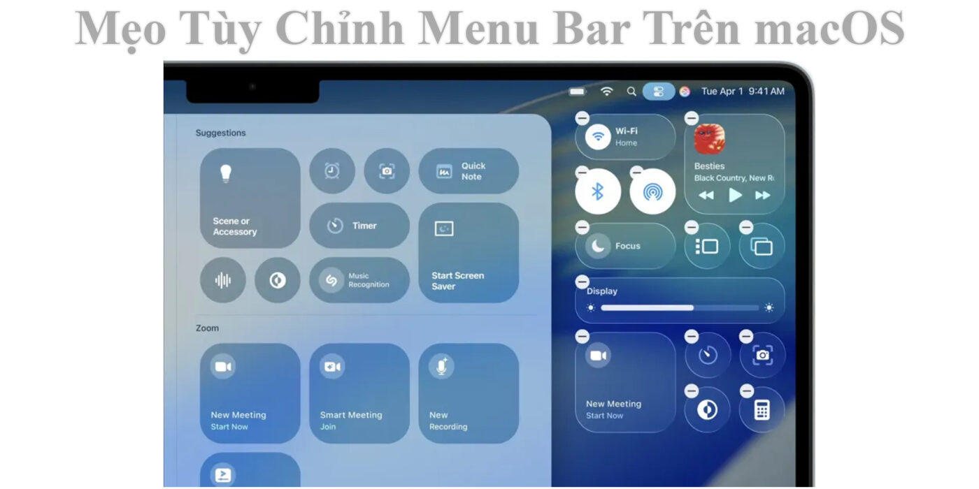 Mẹo Tùy Chỉnh Menu Bar Trên macOS