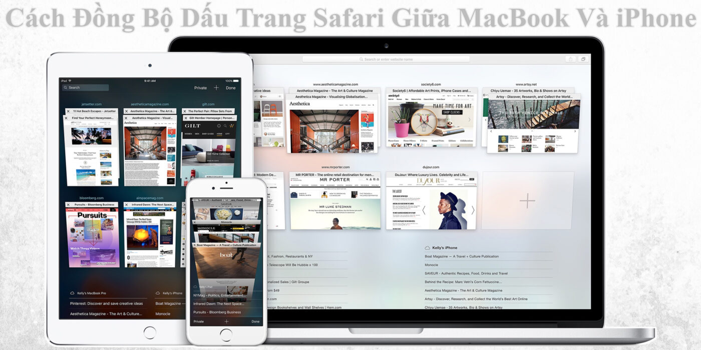 Cách Đồng Bộ Dấu Trang Safari Giữa MacBook Và iPhone