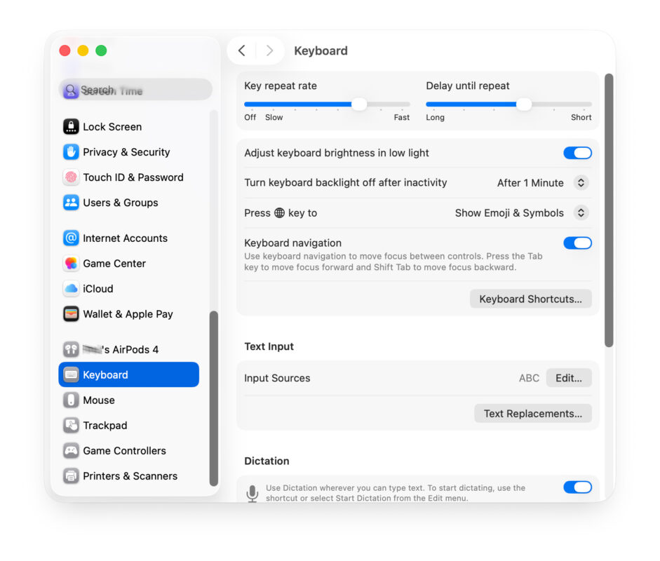 Mẹo Sử Dụng Bàn Phím MacBook Như Một Chuyên Gia 2 Cách Tùy Chỉnh Cài Đặt Bàn Phím Trên macOS