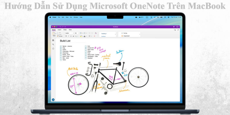 Hướng Dẫn Sử Dụng Microsoft OneNote Trên MacBook