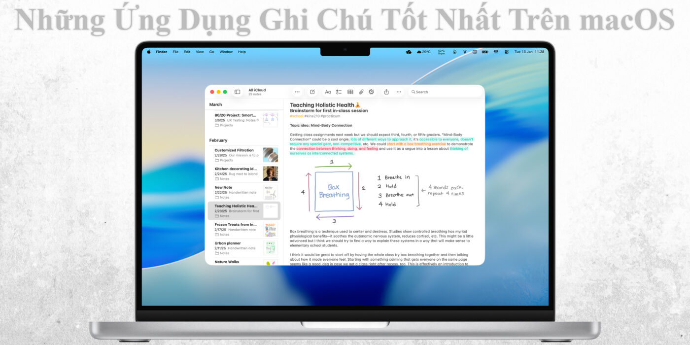 Những Ứng Dụng Ghi Chú Tốt Nhất Trên macOS 1 Những Ứng Dụng Ghi Chú Tốt Nhất Trên macOS