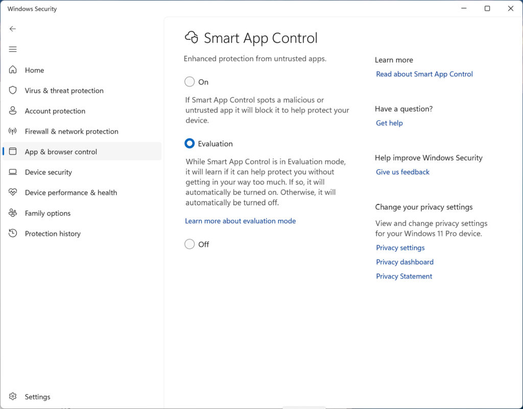 Cách Bật Tắt Smart App Control Trên Windows 11 3 Cách Kiểm Tra Smart App Control Đang Bật Hay Tắt