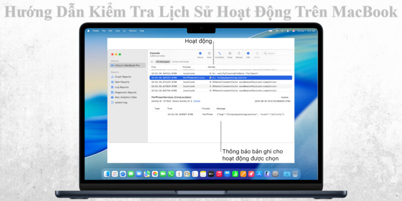 Hướng Dẫn Kiểm Tra Lịch Sử Hoạt Động Trên MacBook