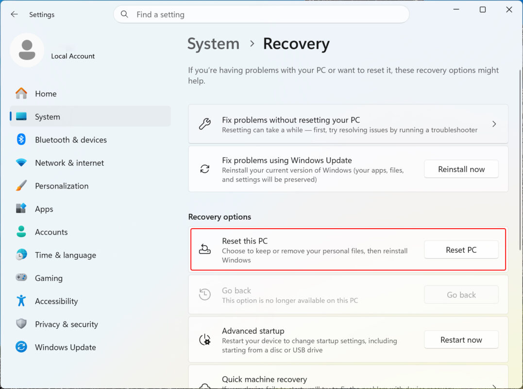 Hướng Dẫn Cách Reset This PC Trên Windows 10 Và Windows 11
