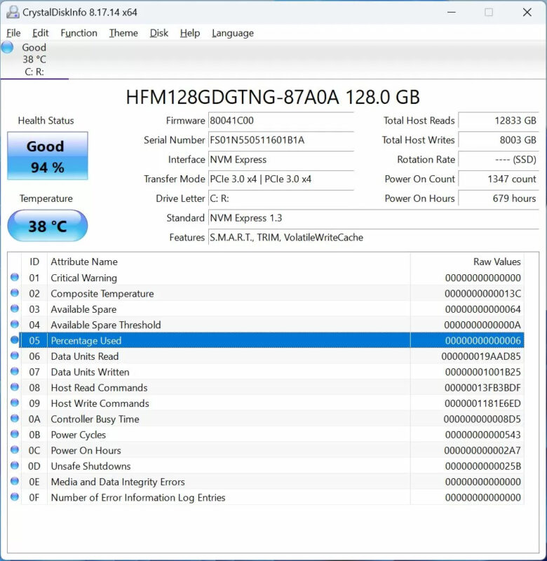 Cách Kiểm Tra Laptop Khi Mua Cũ 5 Kiểm Tra Ổ Cứng (SSD/HDD)