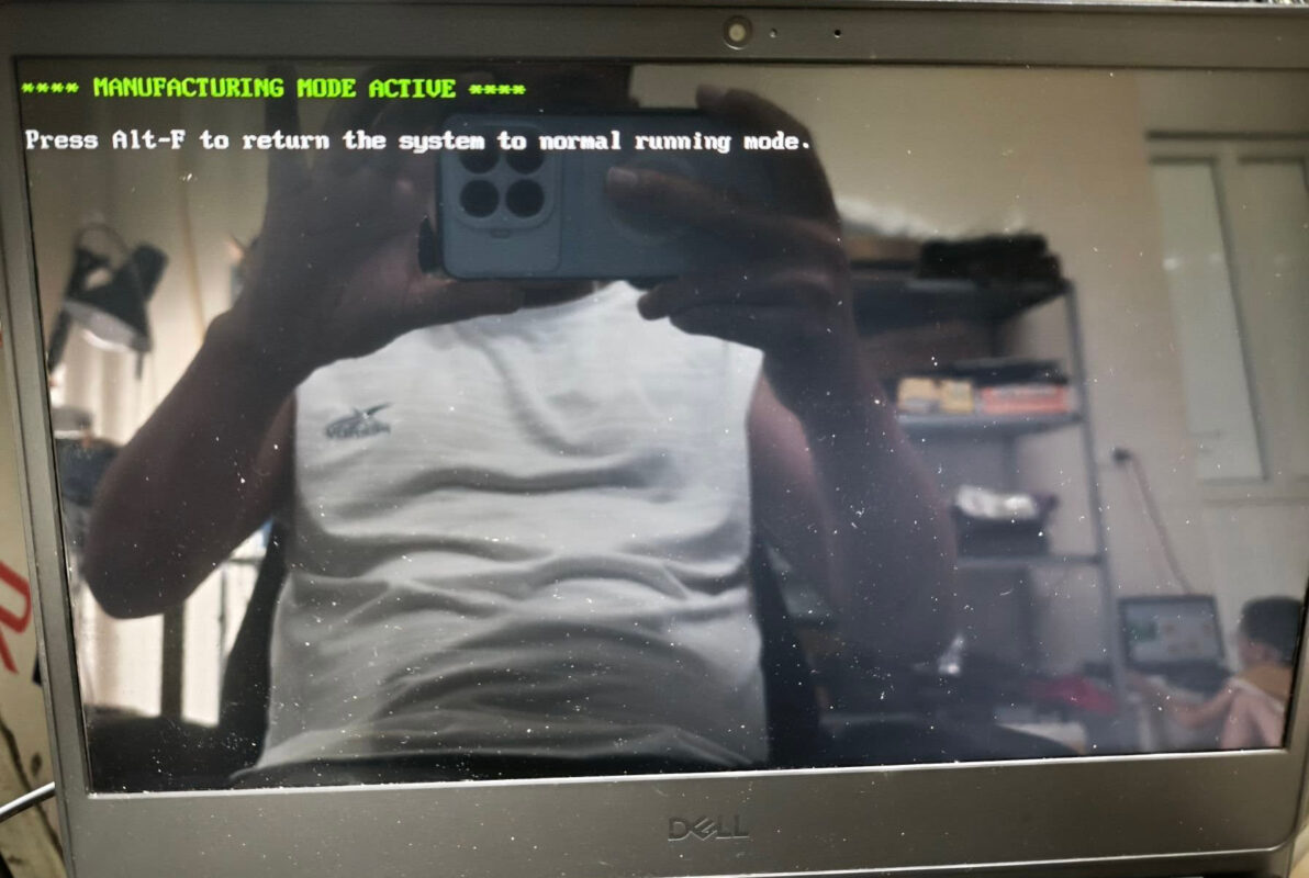 Manufacturing Mode Active