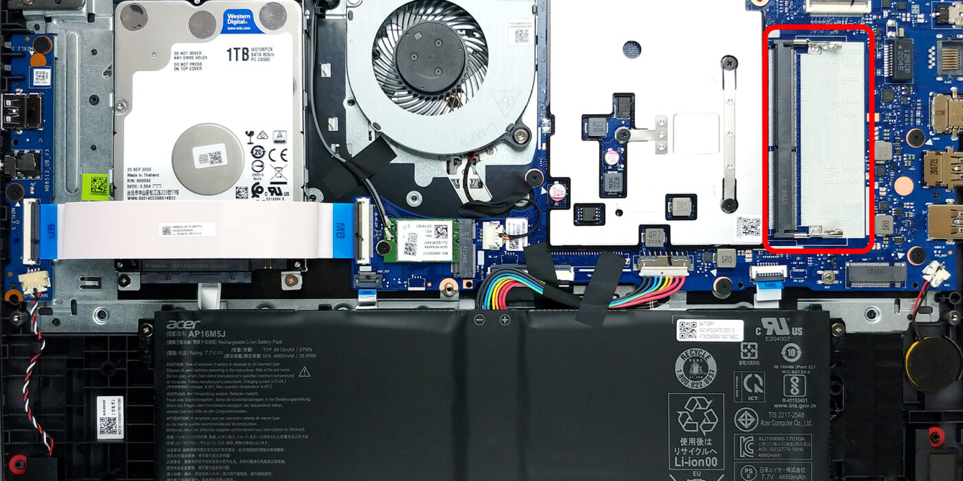 Dịch Vụ Nâng Cấp RAM Laptop Acer 4 Quá Trình Nâng Cấp RAM Laptop Acer Tại Sửa Máy Tính HCM