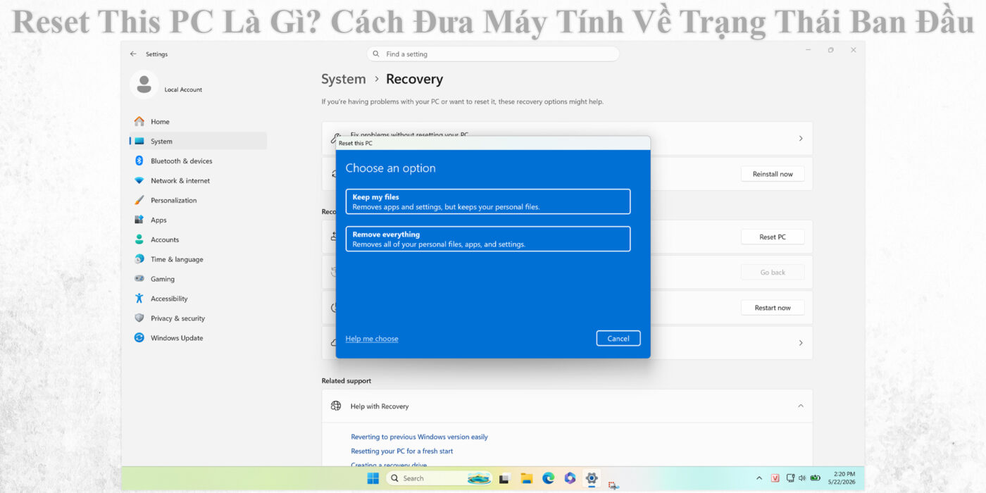Reset This PC