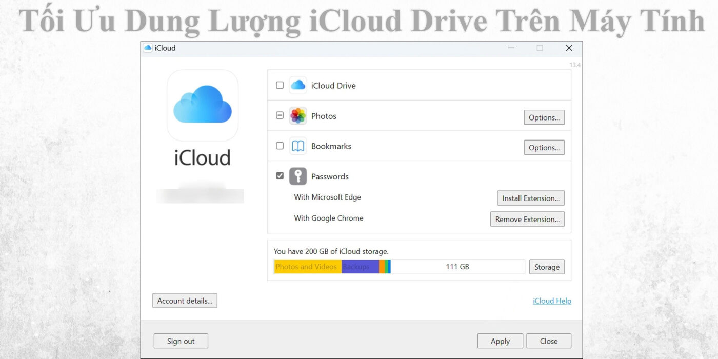 Tối Ưu Dung Lượng iCloud Drive Trên Máy Tính 1 Tối Ưu Dung Lượng iCloud Drive Trên Máy Tính