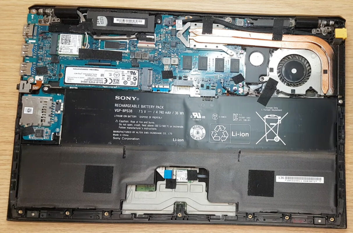 dich vu nang cap ssd cho moi dong laptop sony vaio