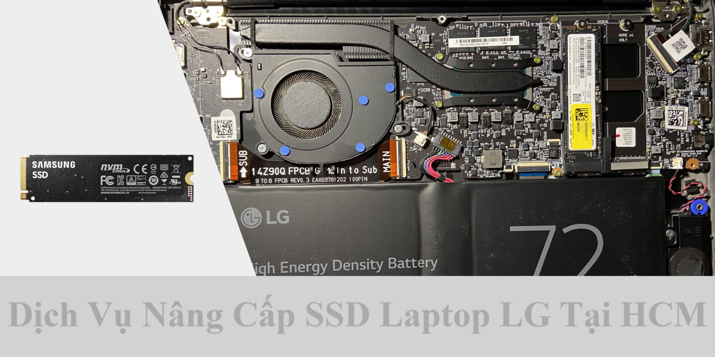 Dịch Vụ Nâng Cấp SSD Laptop LG Tại HCM
