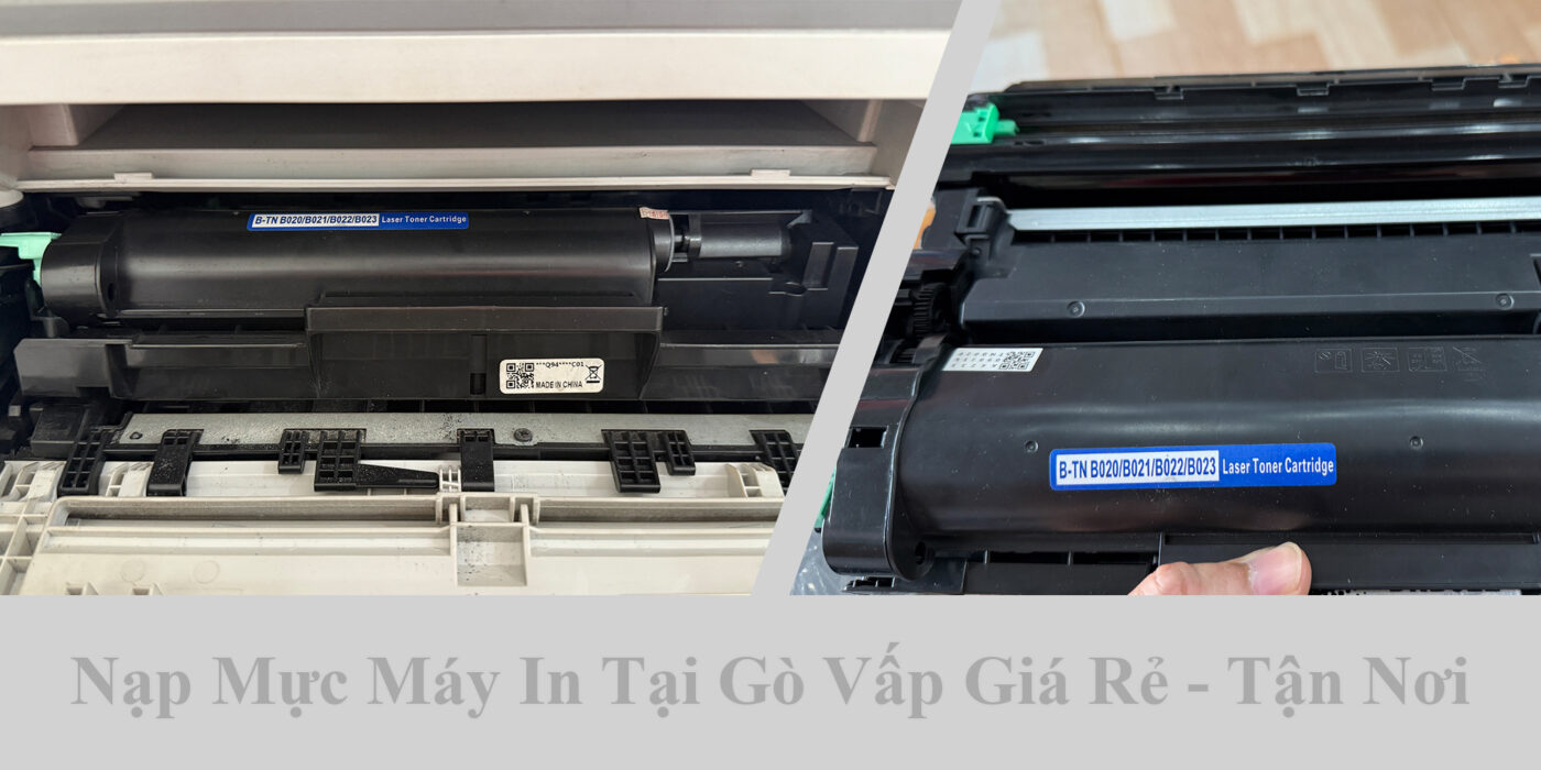 Nạp Mực Máy In Tại Gò Vấp Giá Rẻ - Tận Nơi