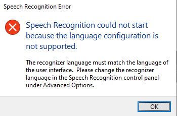 Sửa Lỗi Speech Recognition Could Not Start Trên Windows