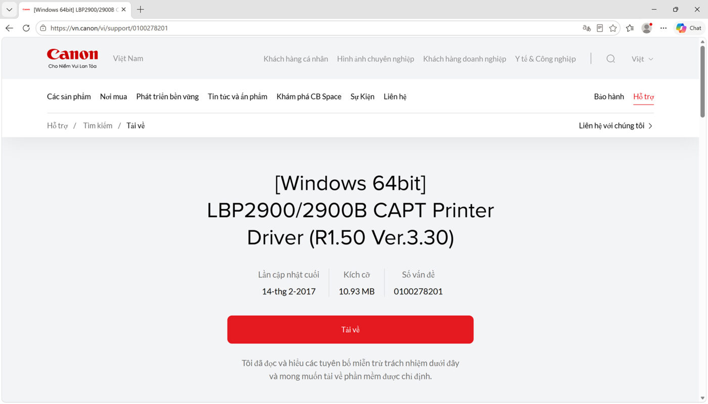 Cách Cài Đặt Driver Máy In Cho Máy Tính Windows 4 Tải Driver Máy In Từ Website Chính Thức